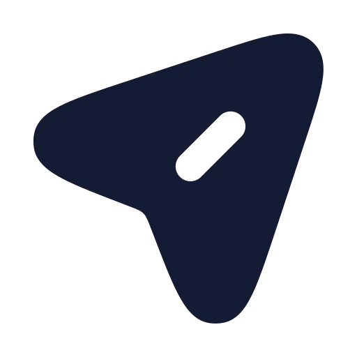Send Icon in Solid Rounded style