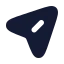 Send icon with solid rounded style