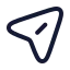 Send icon with stroke rounded style