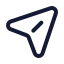 Send icon with stroke standard style