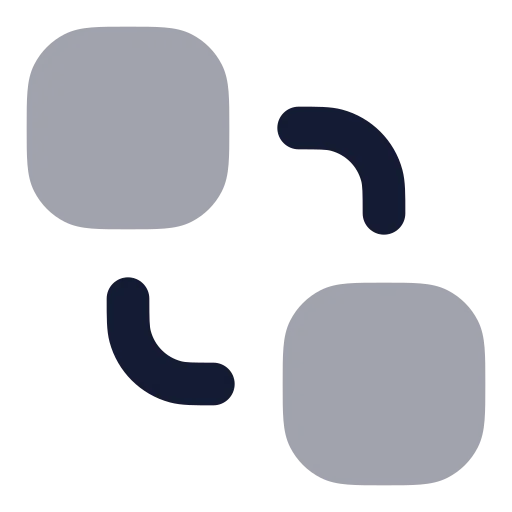 Send To Back Icon in Bulk Rounded style