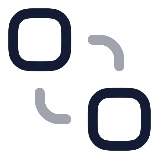 Send To Back Icon in Twotone Rounded style