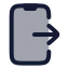 Sendtomobile icon with duotone rounded style