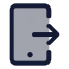 Sendtomobile icon with duotone standard style