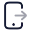Sendtomobile icon with twotone rounded style