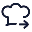 Sendingorder icon with stroke rounded style