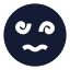 Senseless icon with solid sharp style