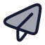 Sent icon with duotone rounded style