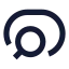 Seo icon with solid sharp style