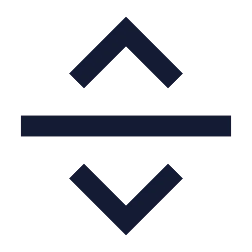 Separator Horizontal Icon in Solid Sharp style