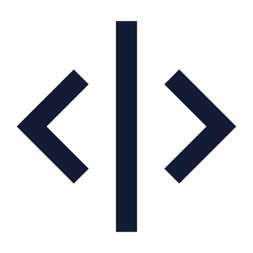 Separator Vertical Icon in Solid Sharp style