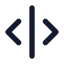 Separatorvertical icon with solid standard style