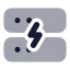 Servercrash icon with bulk rounded style