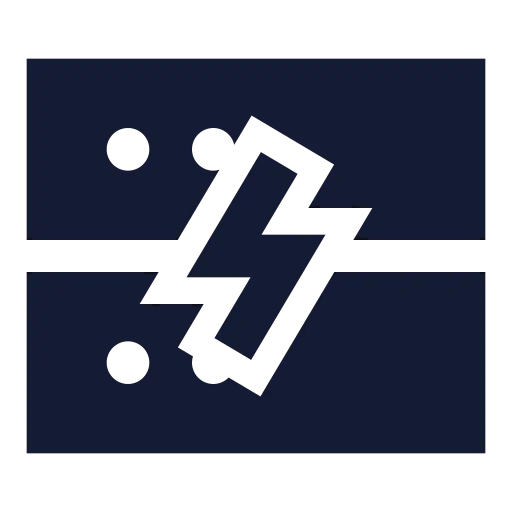 Server Crash Icon in Solid Sharp style