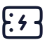 Servercrash icon with stroke rounded style
