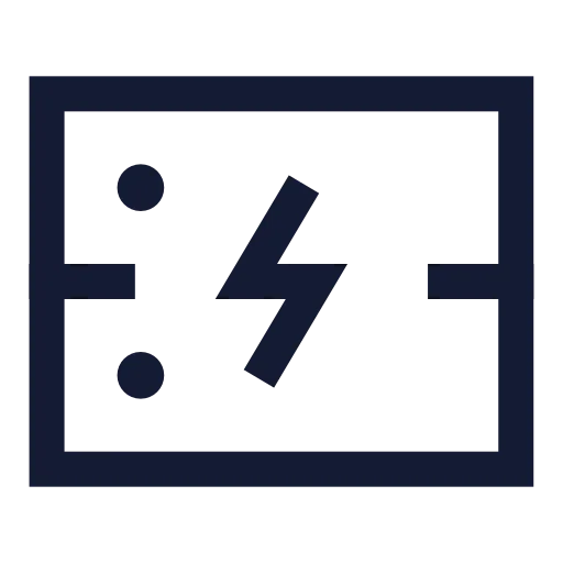 Server Crash Icon in Stroke Sharp style