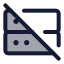 Serveroff icon with duotone standard style