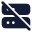Serveroff icon with solid rounded style