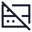 Serveroff icon with stroke sharp style