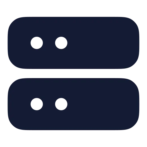 Server Icon in Solid Rounded style