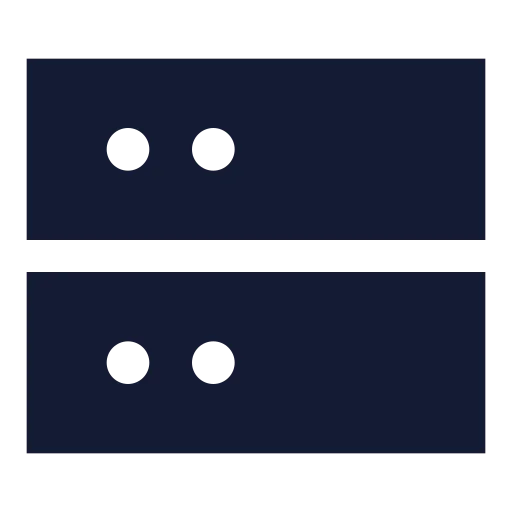 Server Icon in Solid Sharp style