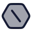 Setting icon with duotone rounded style