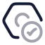 Settingdone icon with twotone rounded style