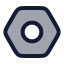 Settings icon with duotone rounded style
