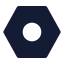 Settings icon with solid sharp style