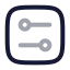 Settings icon with twotone rounded style