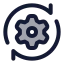 Setup icon with duotone standard style