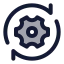 Setup icon with duotone standard style
