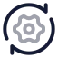 Setup icon with twotone rounded style