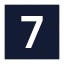 Sevensquare icon with solid sharp style