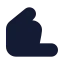 Shaka icon with solid standard style