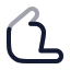 Shaka icon with twotone rounded style
