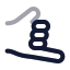 Shaka icon with twotone rounded style