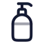 Shampoo icon with twotone rounded style