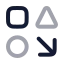 Shapecollection icon with twotone rounded style