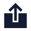 Share icon with solid sharp style