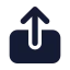 Share icon with solid standard style