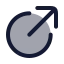 Share icon with duotone rounded style