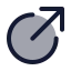 Share icon with duotone standard style