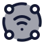 Sharedwifi icon with duotone rounded style