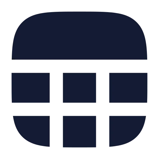Sheet Icon in Solid Rounded style