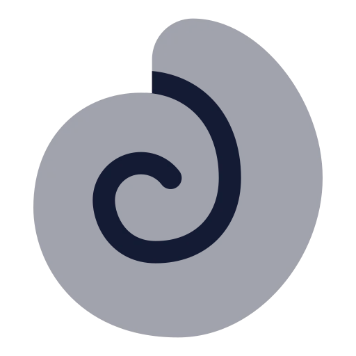 Shell Icon in Bulk Rounded style