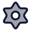 Sheriff icon with duotone rounded style