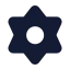 Sheriff icon with solid standard style