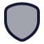 Shield icon with duotone rounded style