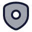 Shield icon with duotone rounded style
